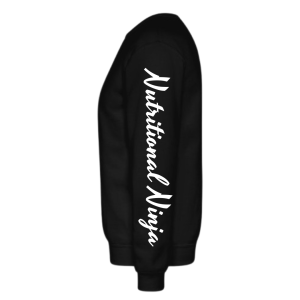 Unisex “Nutritional Ninja” sweater for dietitians featuring a classic fit and bold printed design.