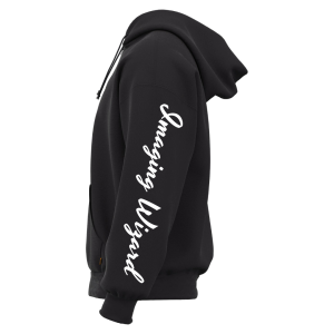 Unisex “Imaging Wizard” hoodie for radiologists featuring double stitching, drawstring hood, and premium printed design.